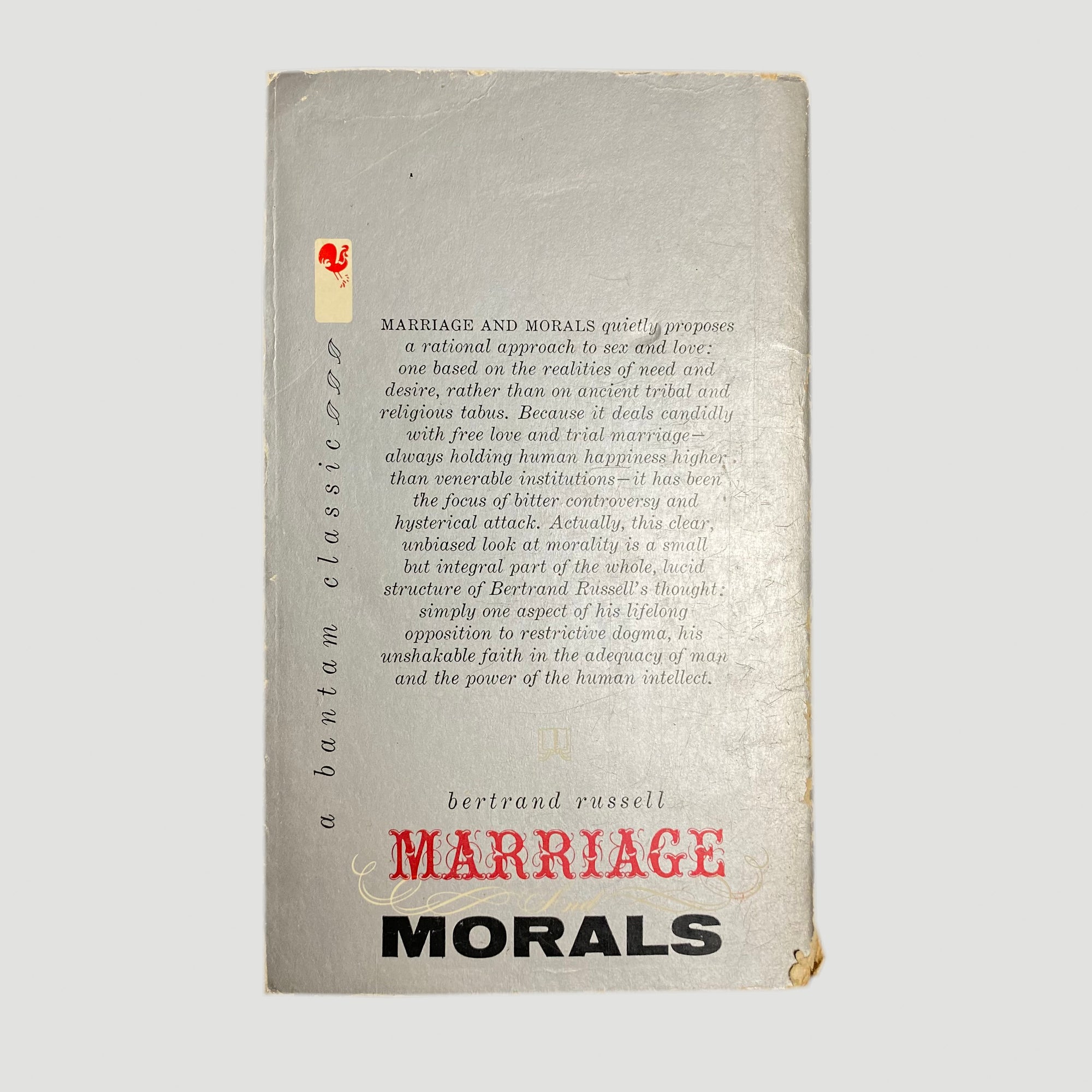 1959 Bertrand Russell 'Marriage and Morals'