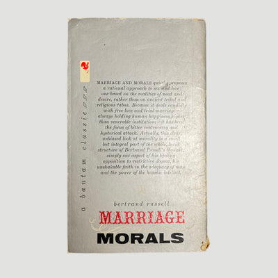 1959 Bertrand Russell 'Marriage and Morals'