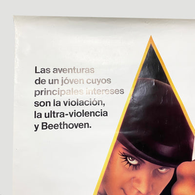 1972 Clockwork Orange Spanish Poster