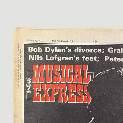 1977 NME David Bowie & Iggy Pop Cover