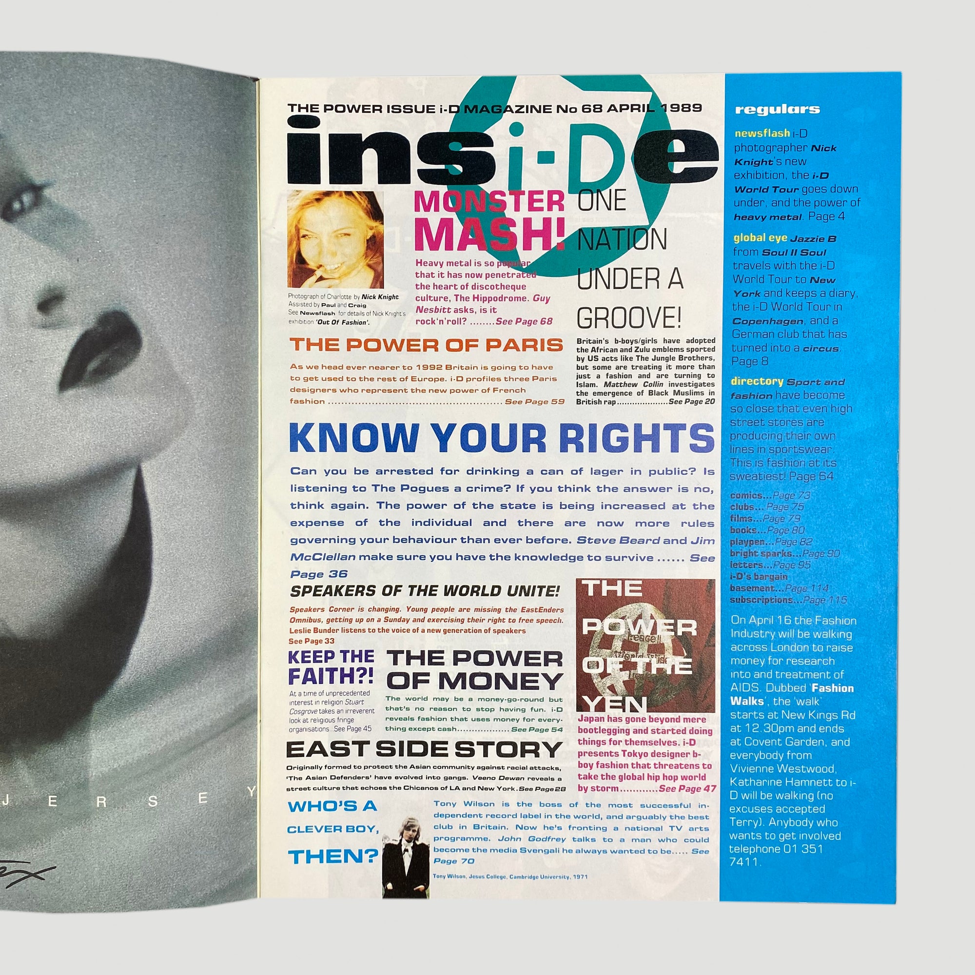 1989 i-D Magazine Postive Power