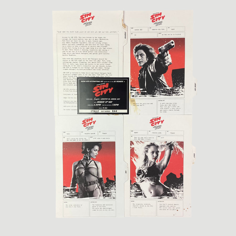 2005 Sin City Promo Release Pack