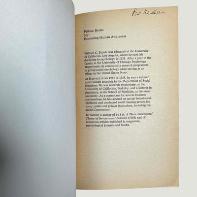 1973 Joy: Expanding Human Awareness Pelican