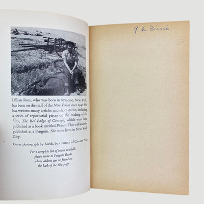 1962 Portrait of Hemmingway Penguin by Lillian Ross