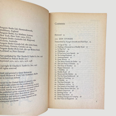 1971 Paul Reps ‘Zen Flesh, Zen Bones’ Pelican