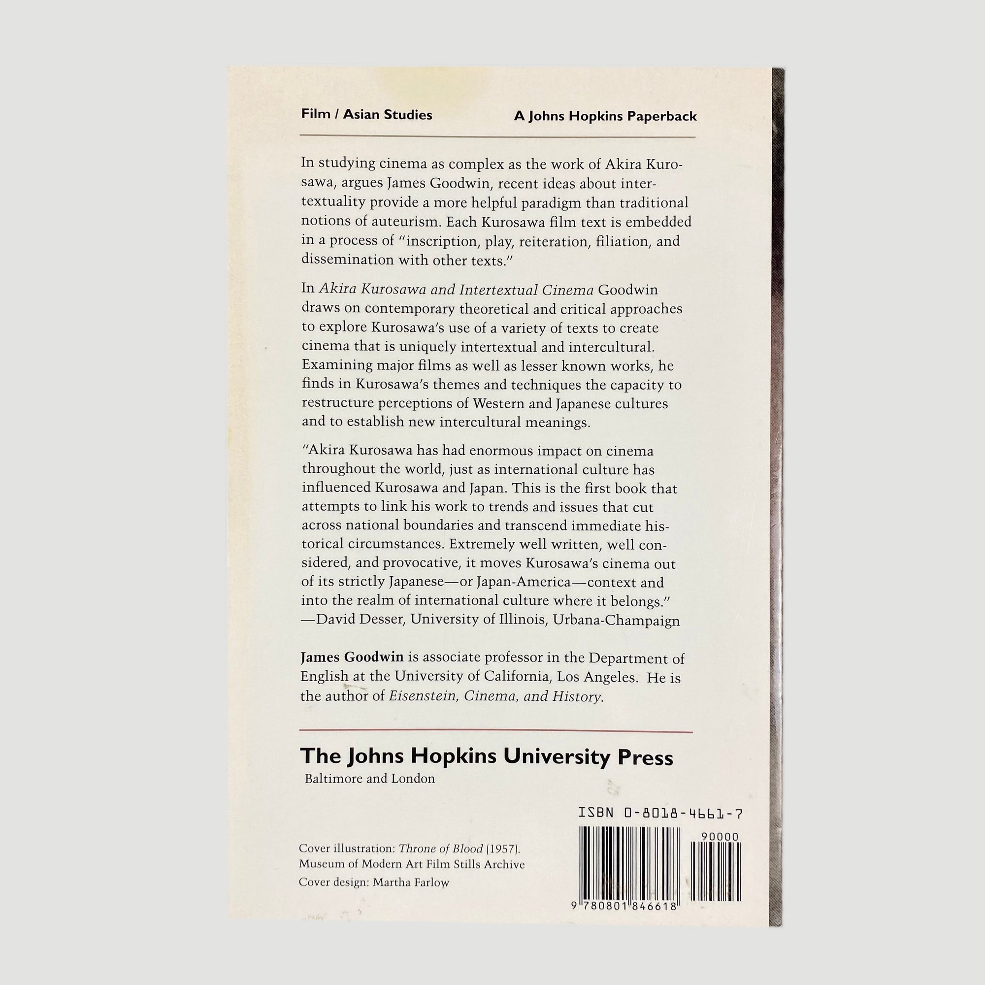 1994 Akira Kurosawa & Intertextual Cinema