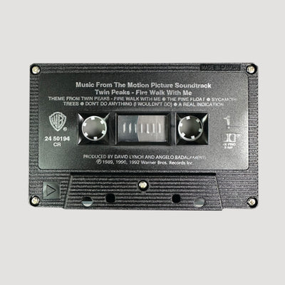 1992 Twin Peaks Fire Walk With Me Cassette