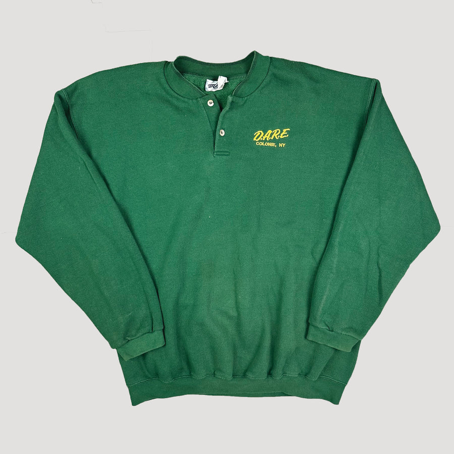 90's D.A.R.E. 1/4 Button Sweat