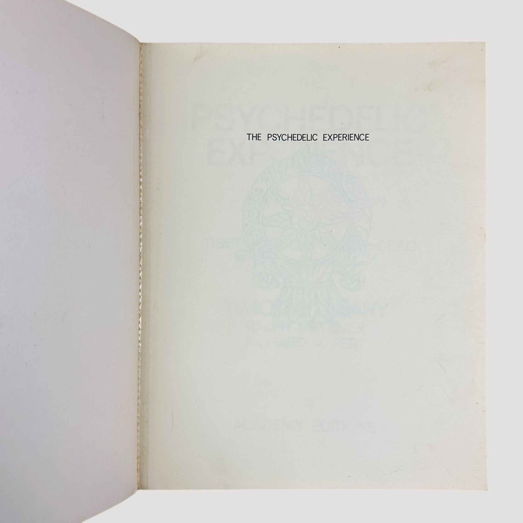 1964 Timothy Leary The Psychedelic Experience