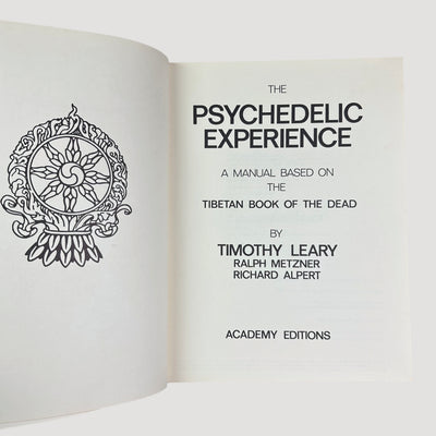 1964 Timothy Leary The Psychedelic Experience