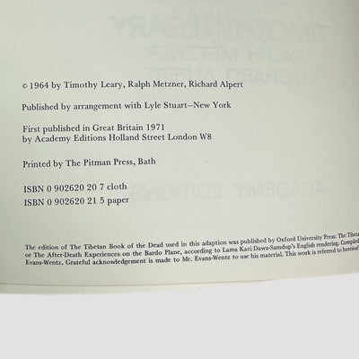 1964 Timothy Leary The Psychedelic Experience