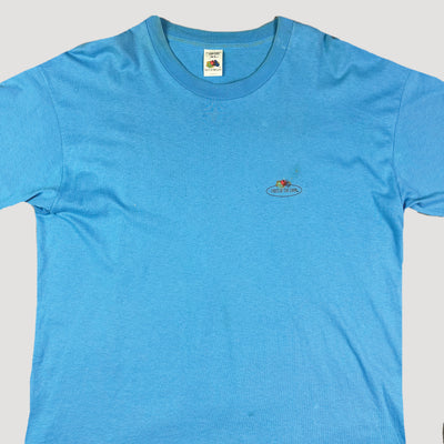 90's Fruit of the Loom Basic Blue T-Shirt
