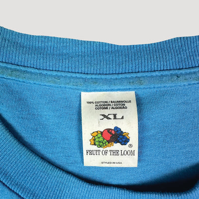 90's Fruit of the Loom Basic Blue T-Shirt