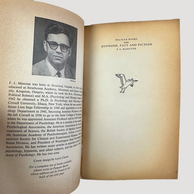 60's Hypnosis Fact and Fiction Pelican