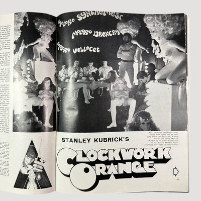 1972 Films and Filming 'Clockwork Orange' Cover Issue