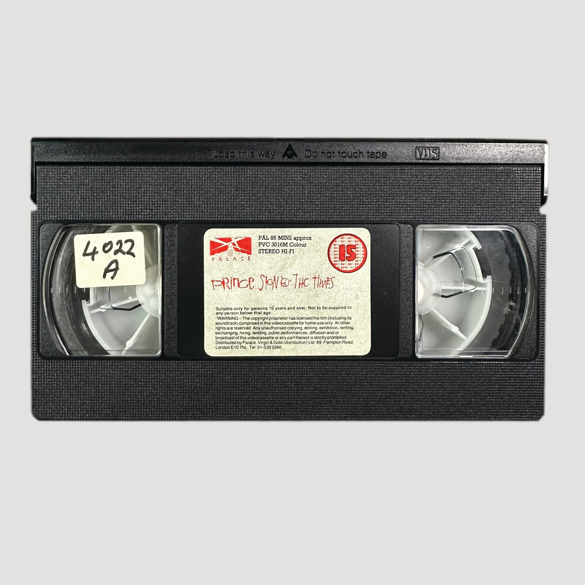 1987 Prince Sign o' The Times VHS