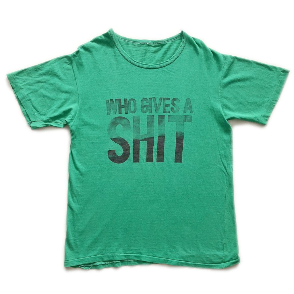 Late 70s 'Who Gives a Shit' T-Shirt