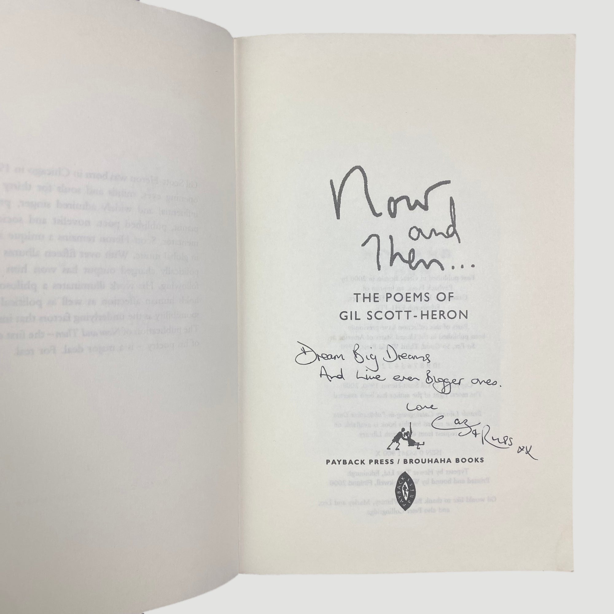 2000 Now and Then The Poems of Gil Scott-Heron