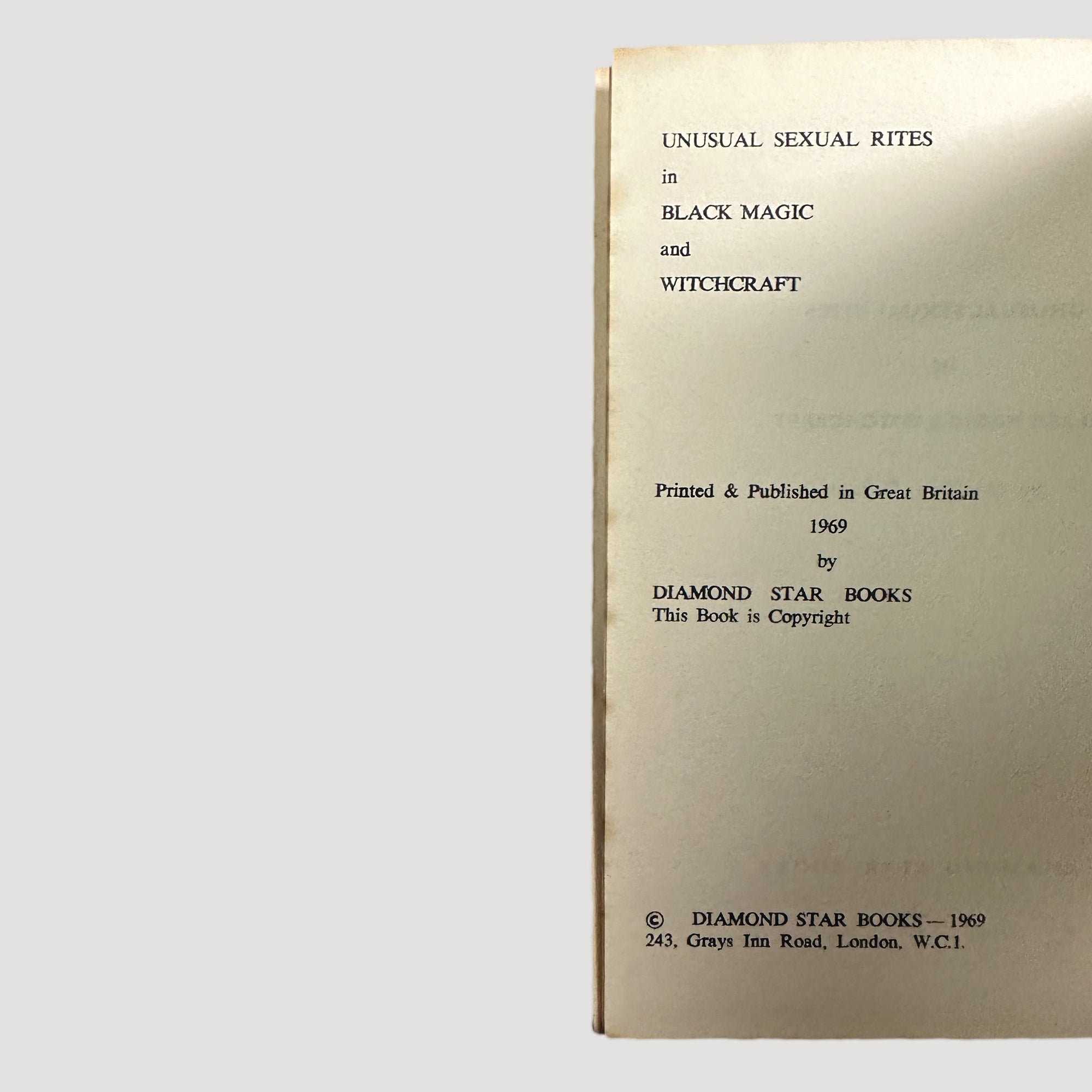 1969 Unusual Sexual Rites