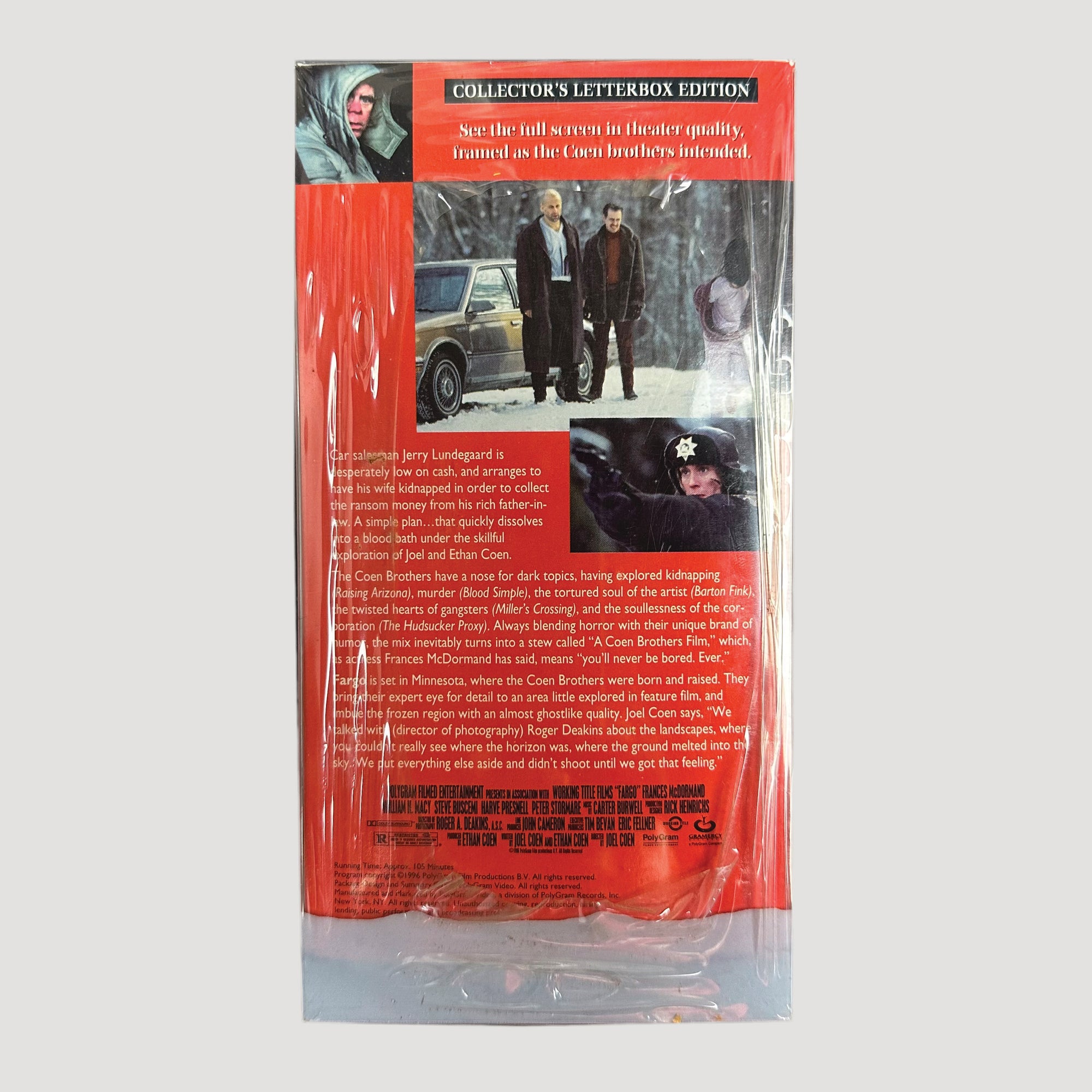 1996 Fargo VHS + Snowglobe Boxset