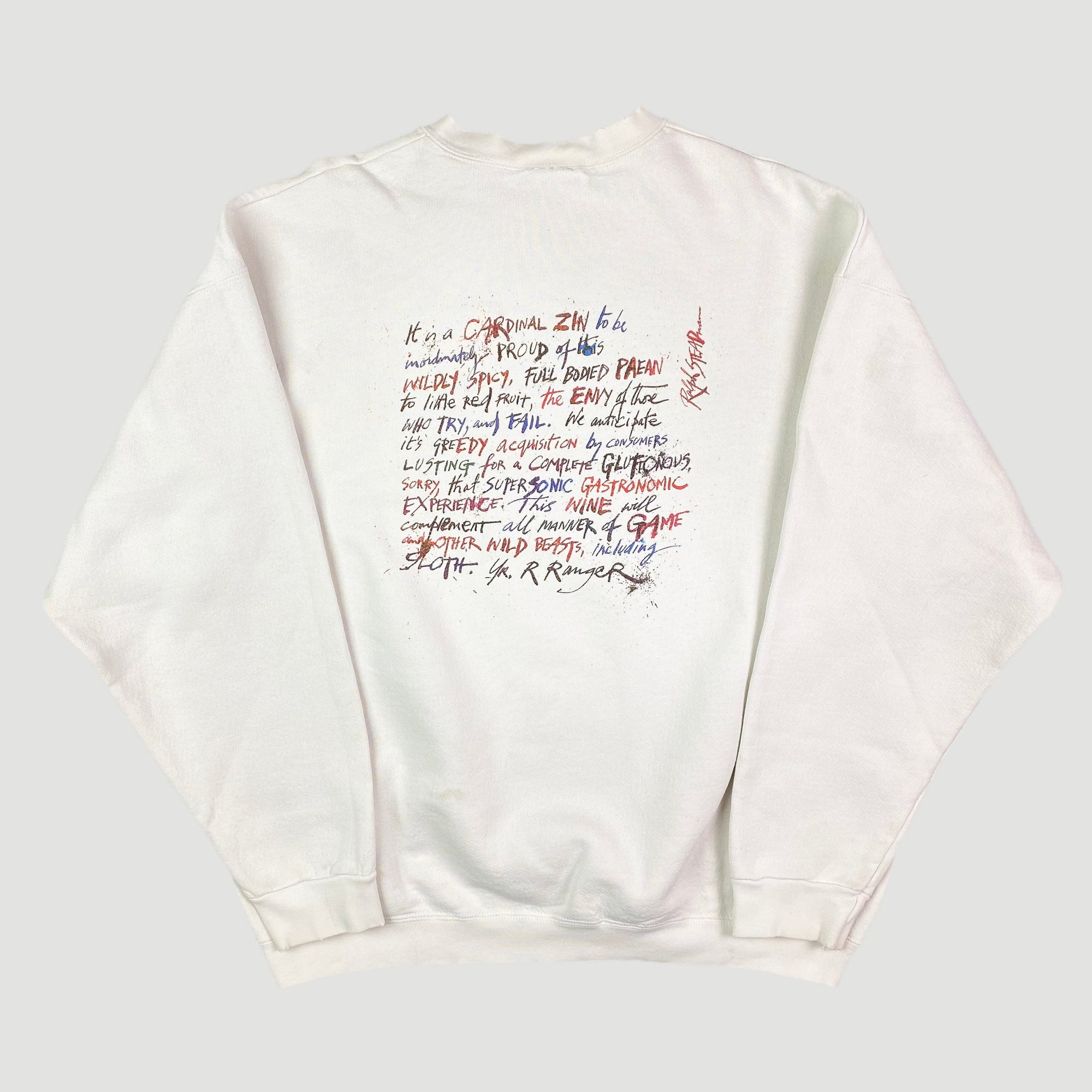 90's Ralph Steadman Bonny Doon Sweatshirt