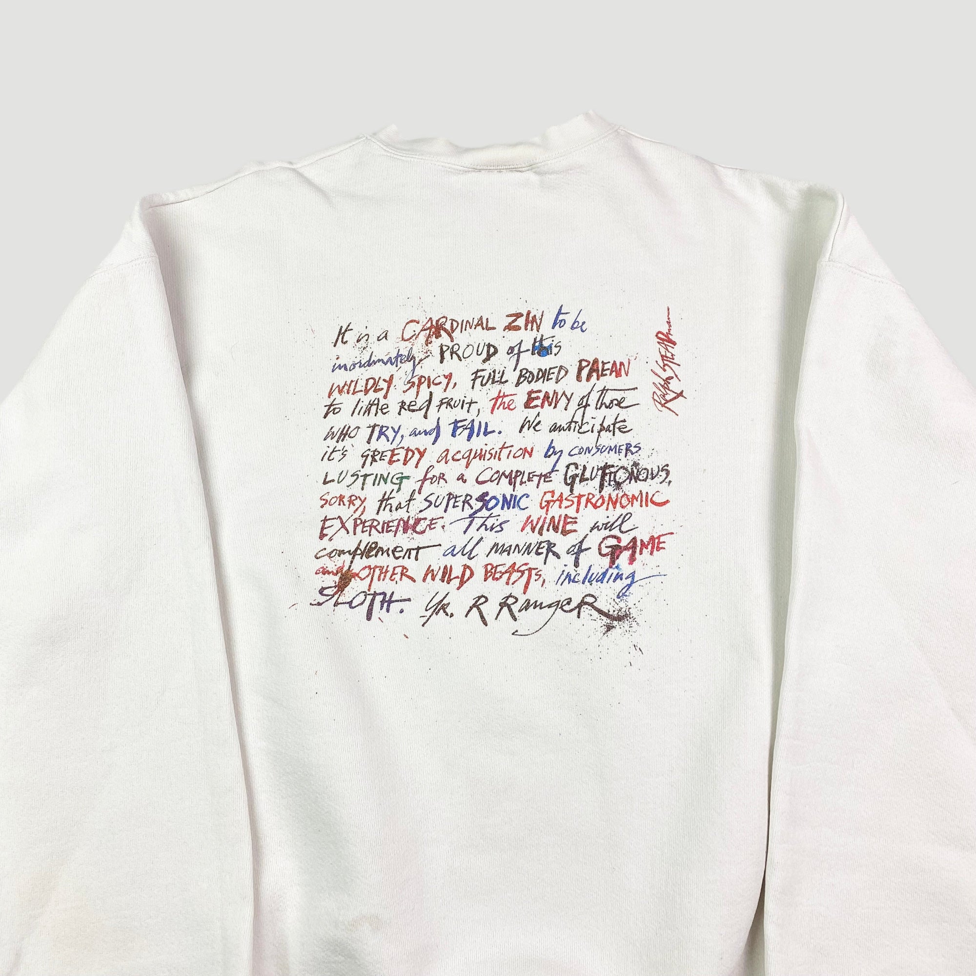 90's Ralph Steadman Bonny Doon Sweatshirt