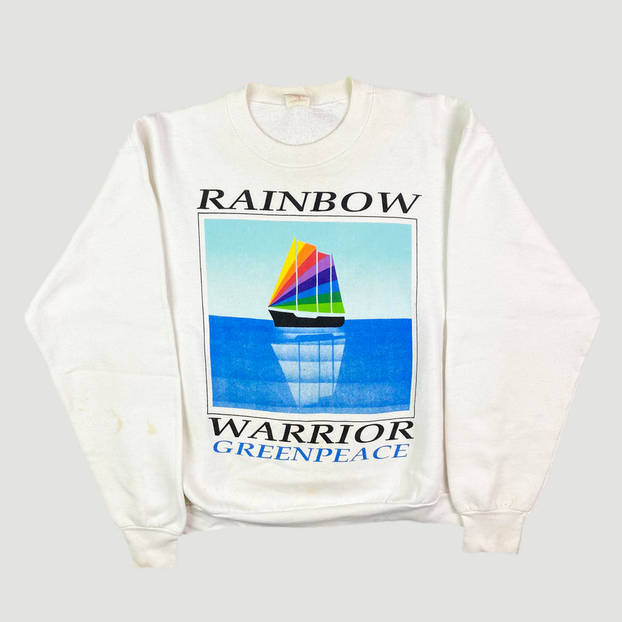 Late 80's Greenpeace Rainbow Warrior Sweatshirt