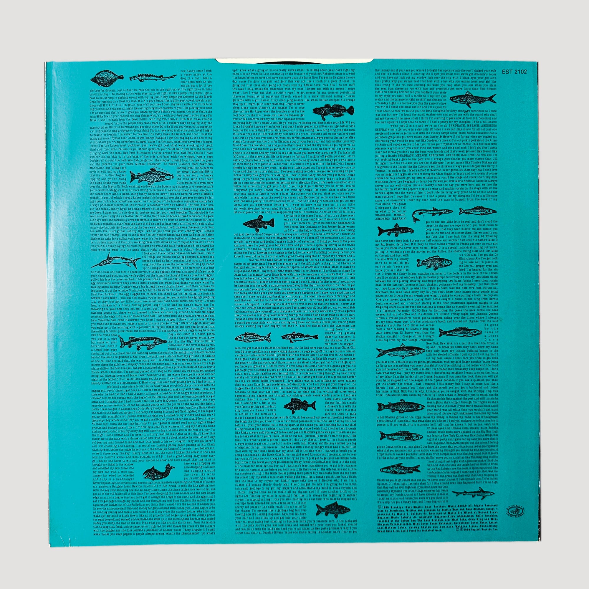 1989 Beastie Boys Paul's Boutique LP 1st UK Press