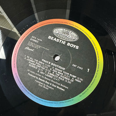 1989 Beastie Boys Paul's Boutique LP 1st UK Press