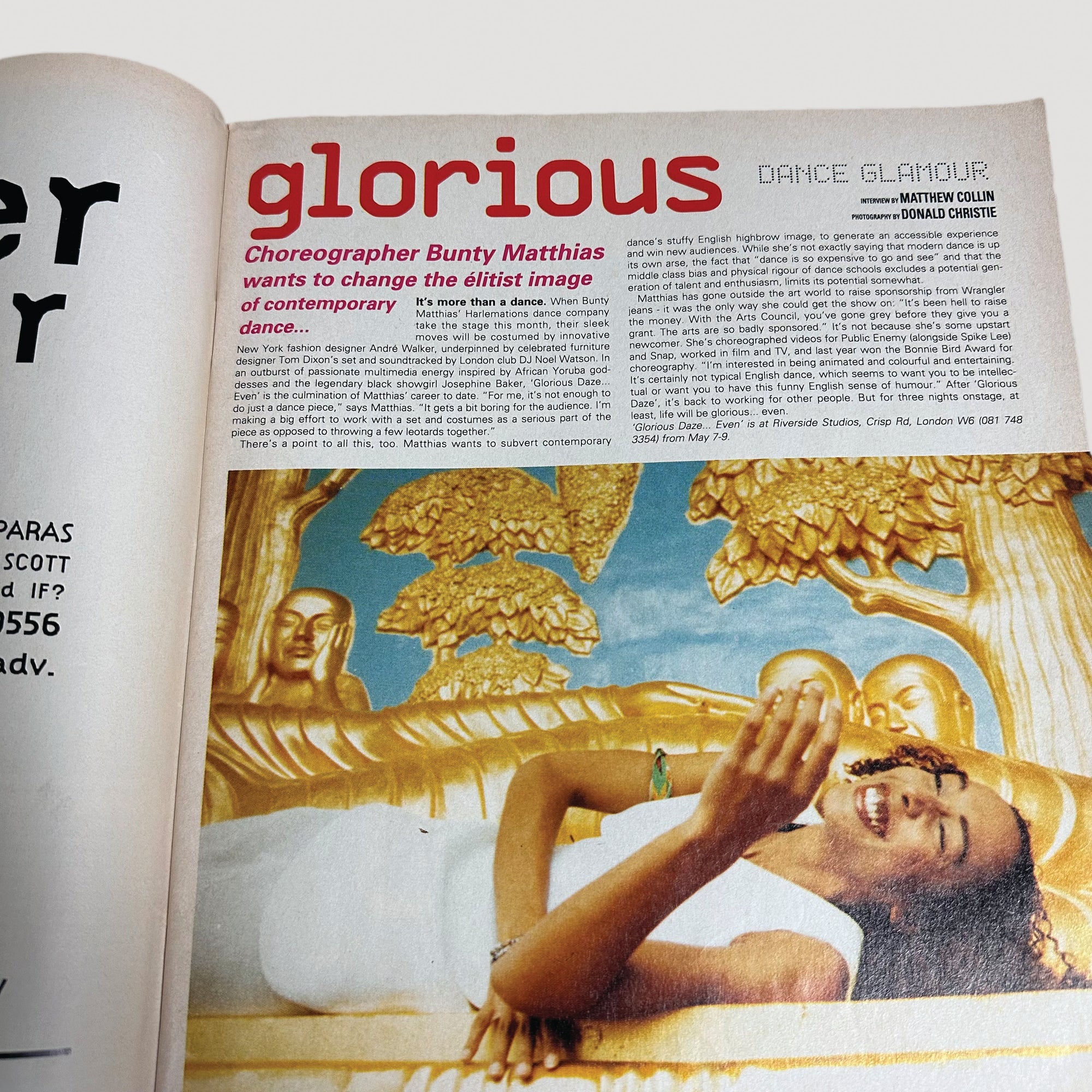 1992 Glamour i-D magazine