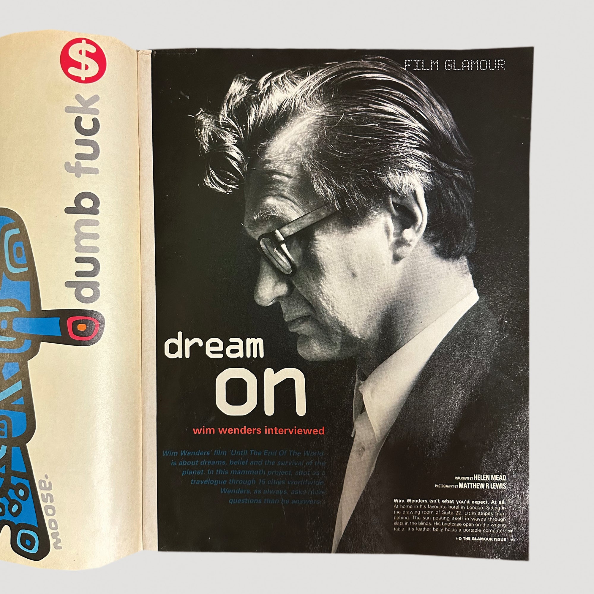 1992 Glamour i-D magazine