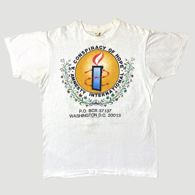 1986 Amnesty International 'A Conspiracy of Hope' T-Shirt