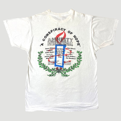 1986 Amnesty International 'A Conspiracy of Hope' T-Shirt