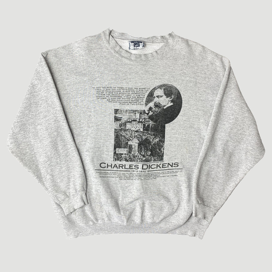 90's Charles Dickens Unfinished Novel Sweatshirt