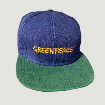 Mid 90's Greenpeace Strapback Cap