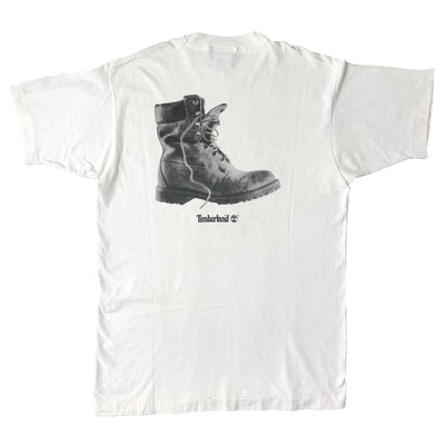 90's Timberland Give Racism the Boot. T-Shirt