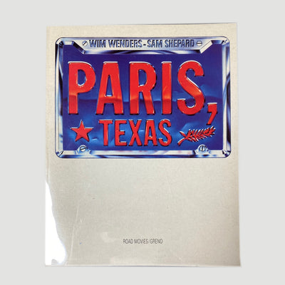 1984 Wim Wenders Paris, Texas US 1st Edition