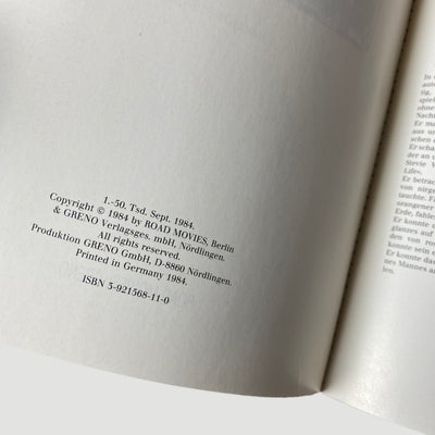 1984 Wim Wenders Paris, Texas US 1st Edition