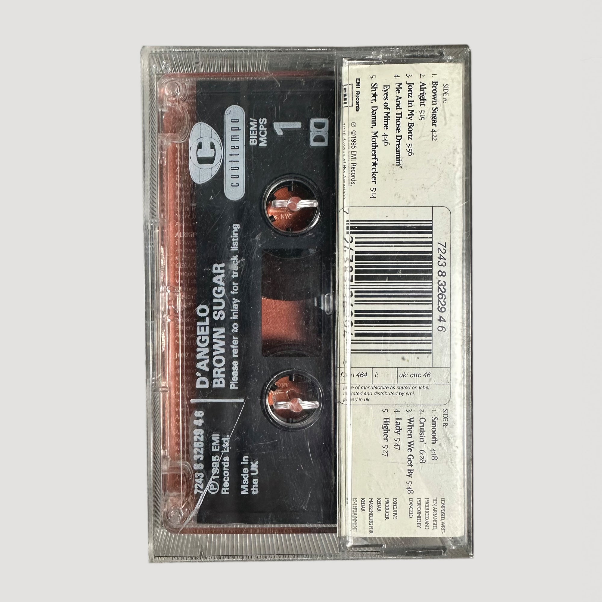 1995 D'Angelo Brown Sugar Cassette