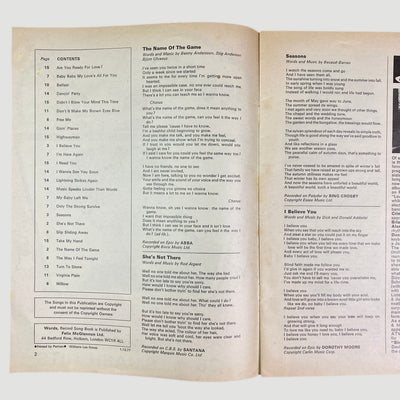 1992 David Bowie Ziggy Stardust & The Spiders from Mars Piano/Guitar/Vocal Book