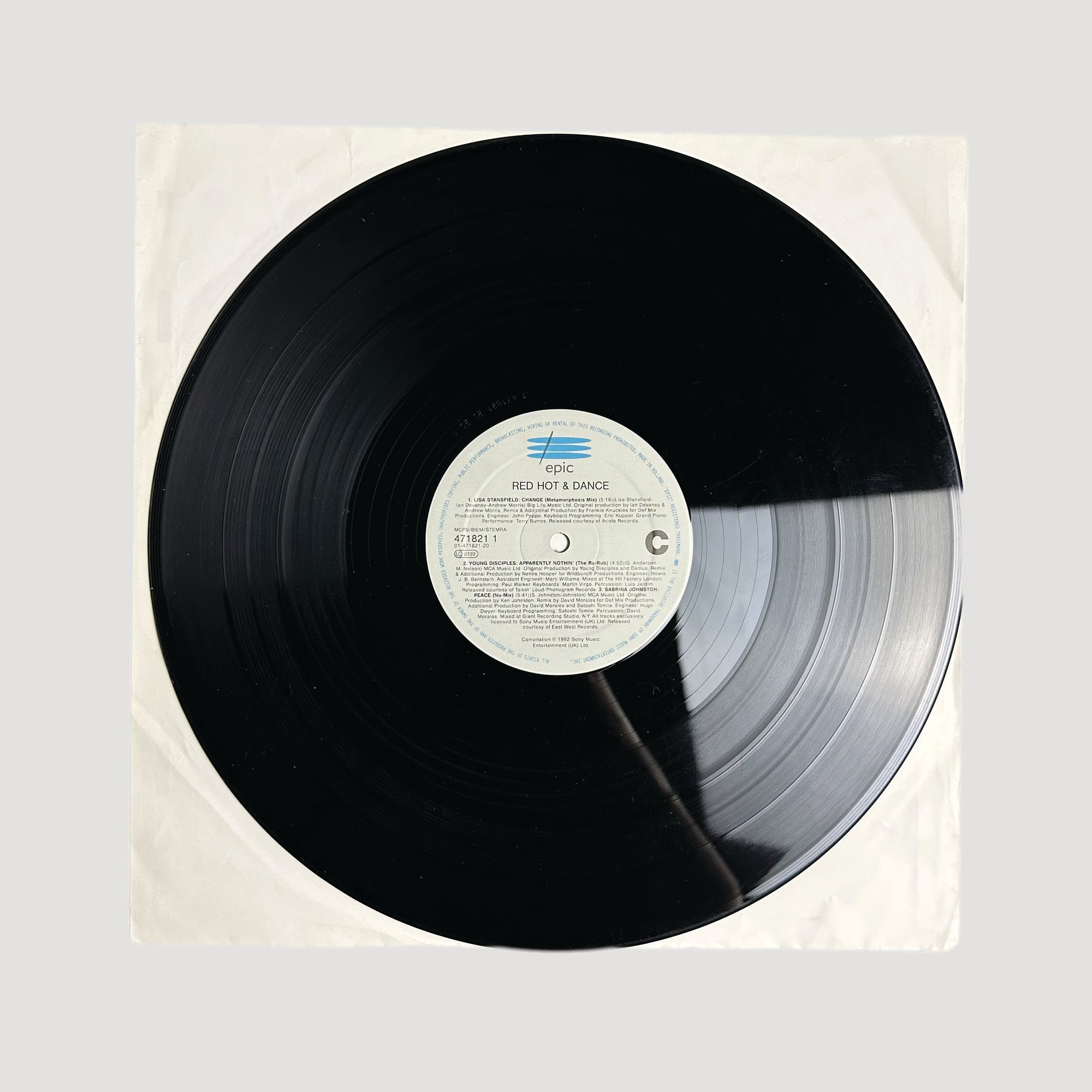 1992 Red Hot + Dance LP (Keith Haring Cover)