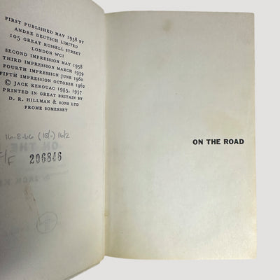 1962 Jack Kerouac on the Road Hardback