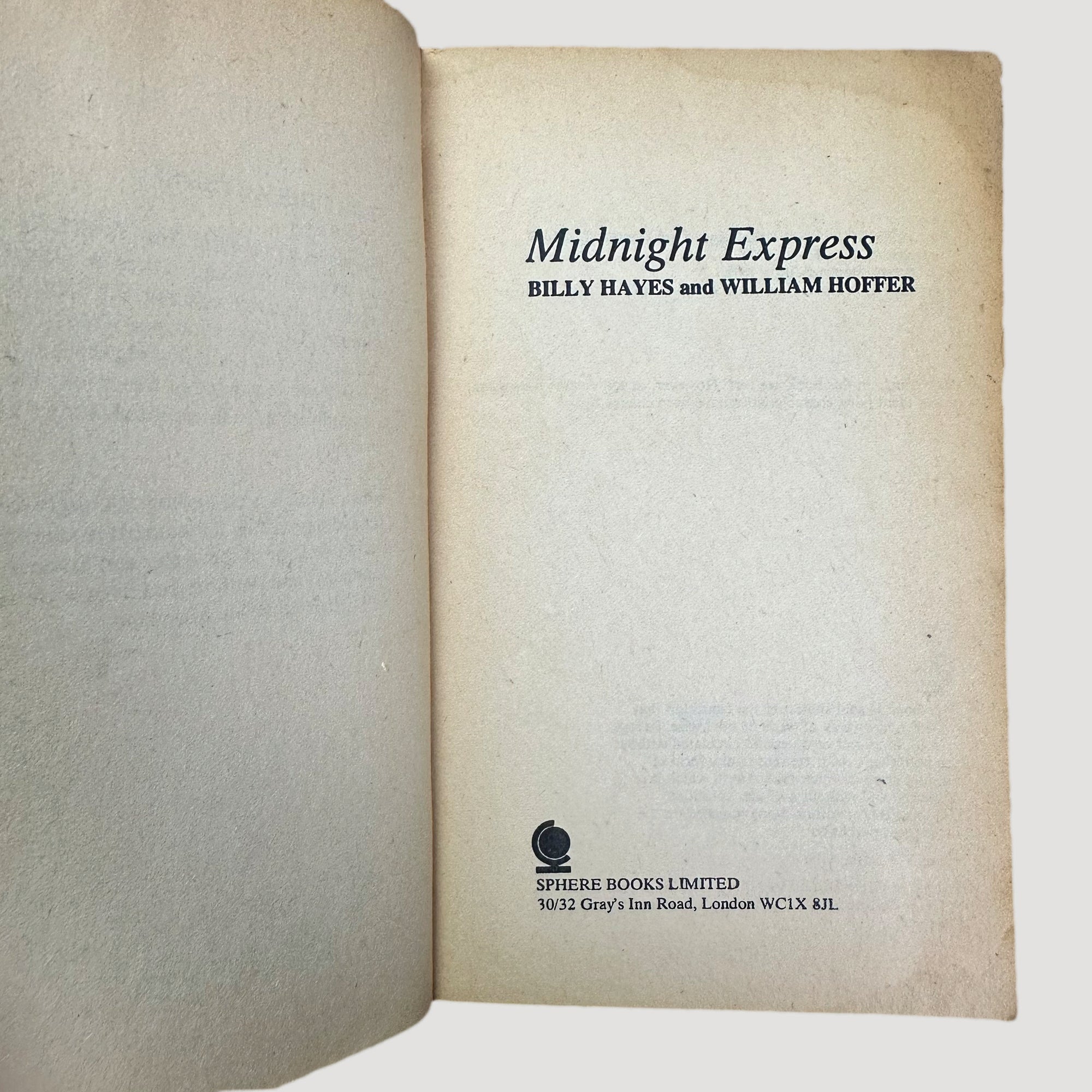 1978 Midnight Express Movie Book Novel
