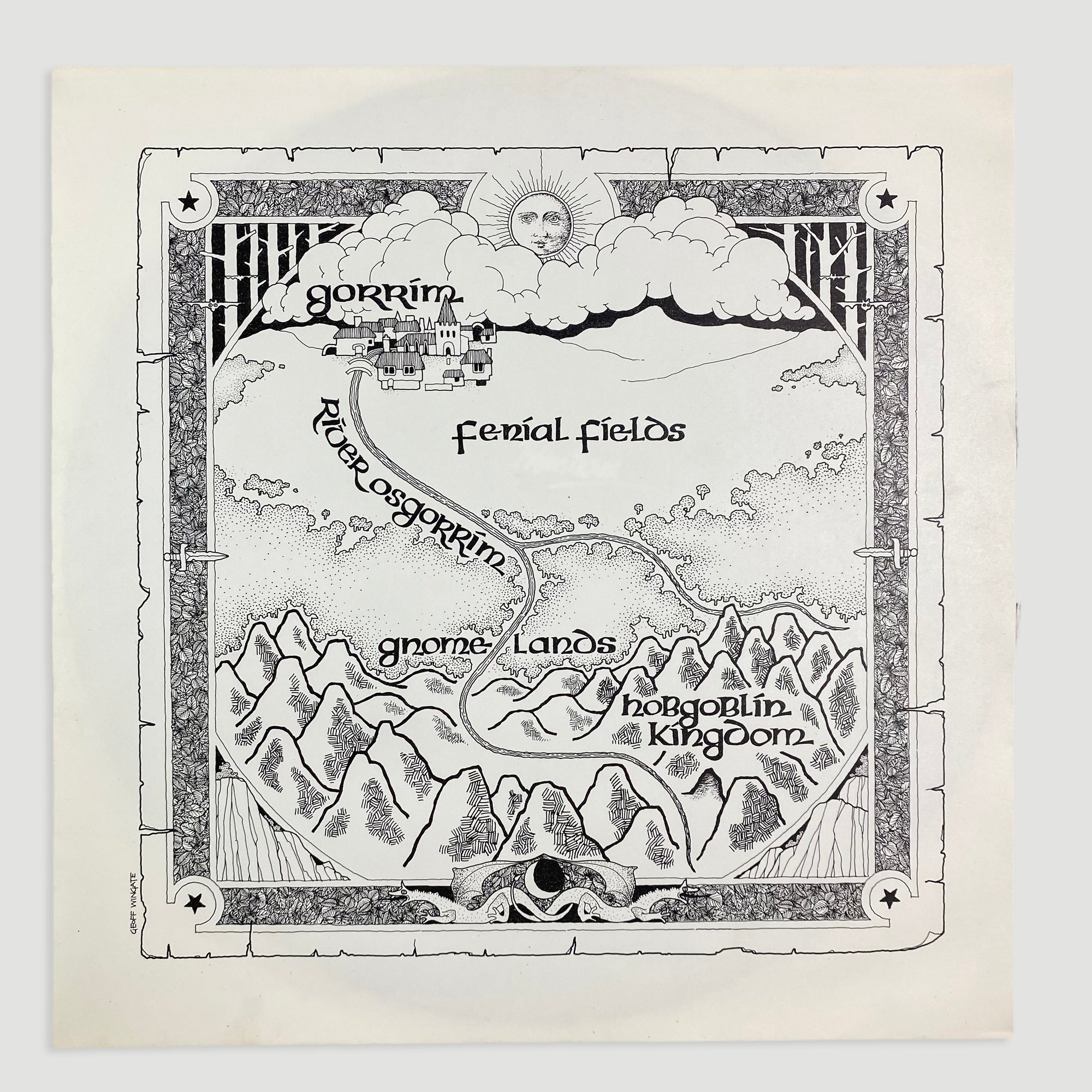 1985 First-Quest Dungeons and Dragons Music Vinyl LP