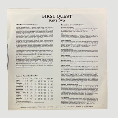 1985 First-Quest Dungeons and Dragons Music Vinyl LP