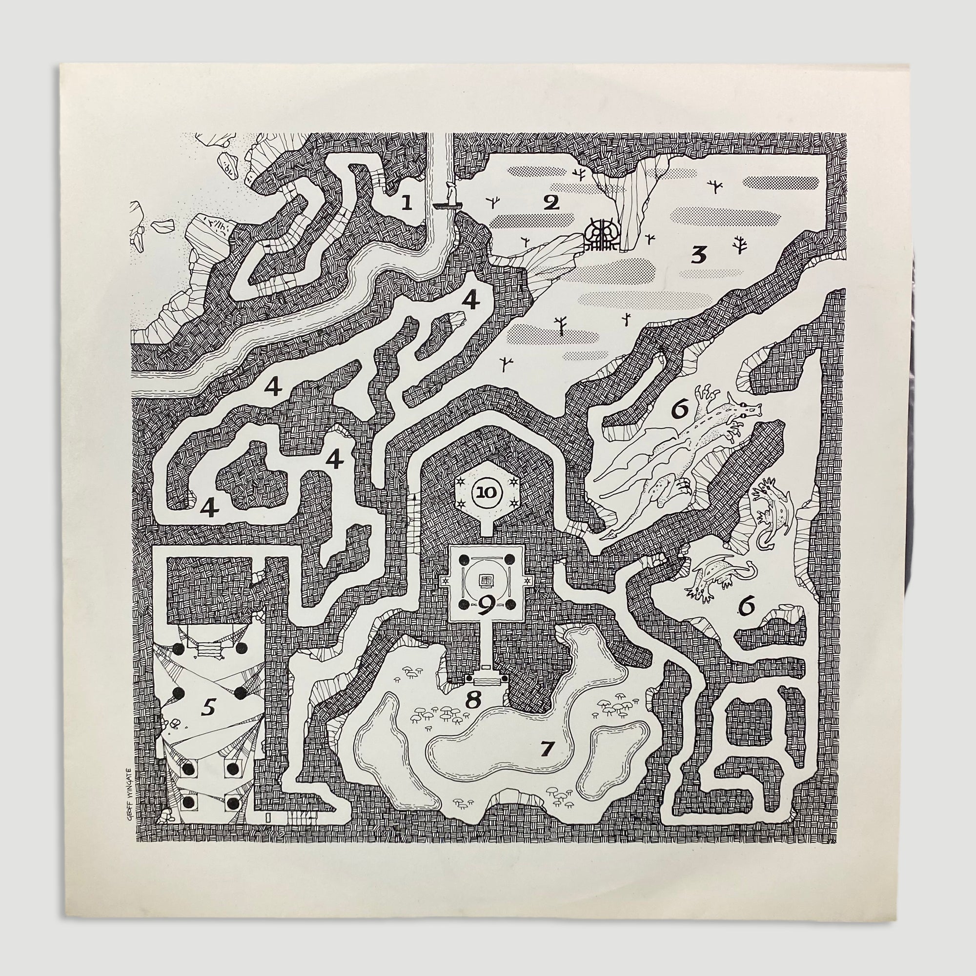 1985 First-Quest Dungeons and Dragons Music Vinyl LP