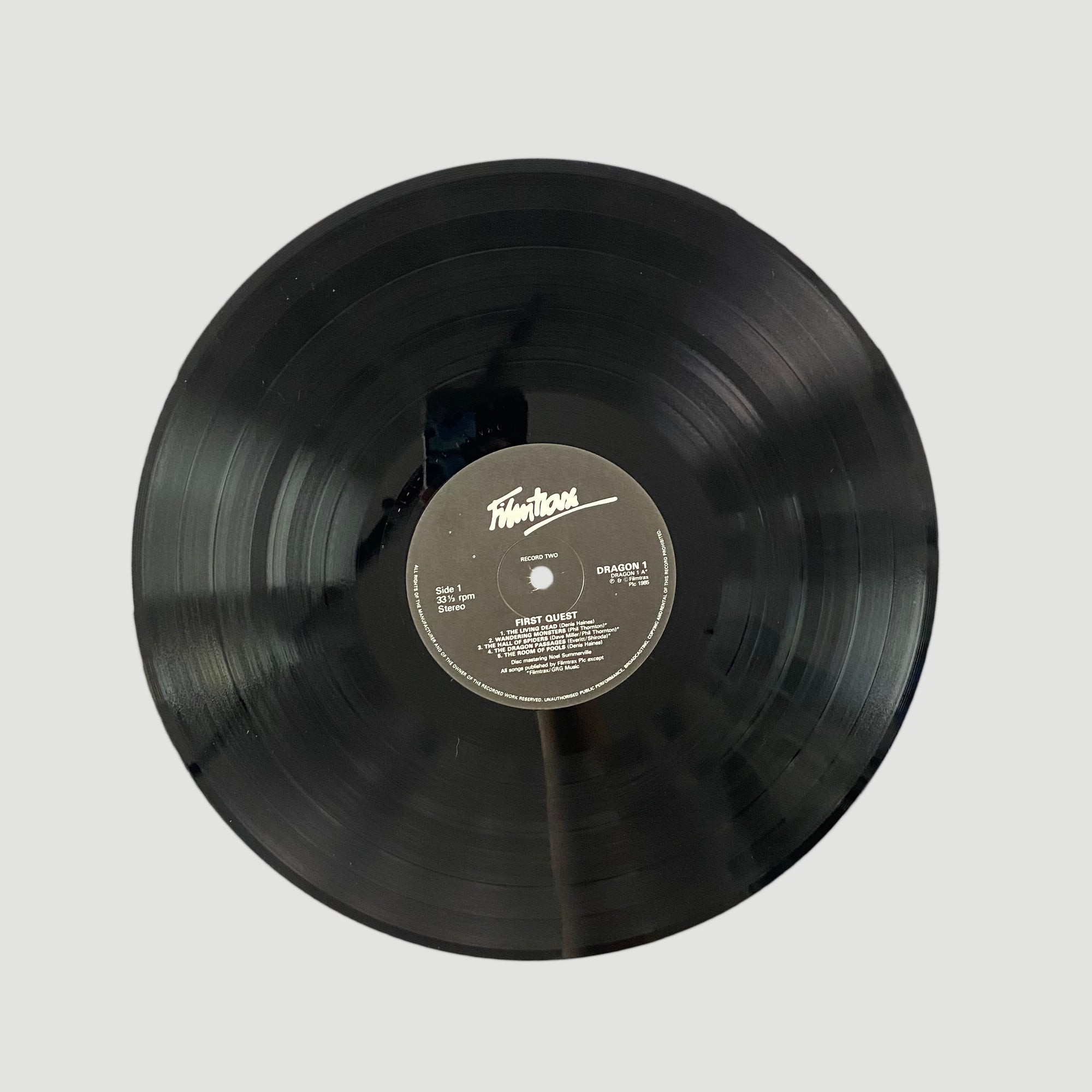 1985 First-Quest Dungeons and Dragons Music Vinyl LP