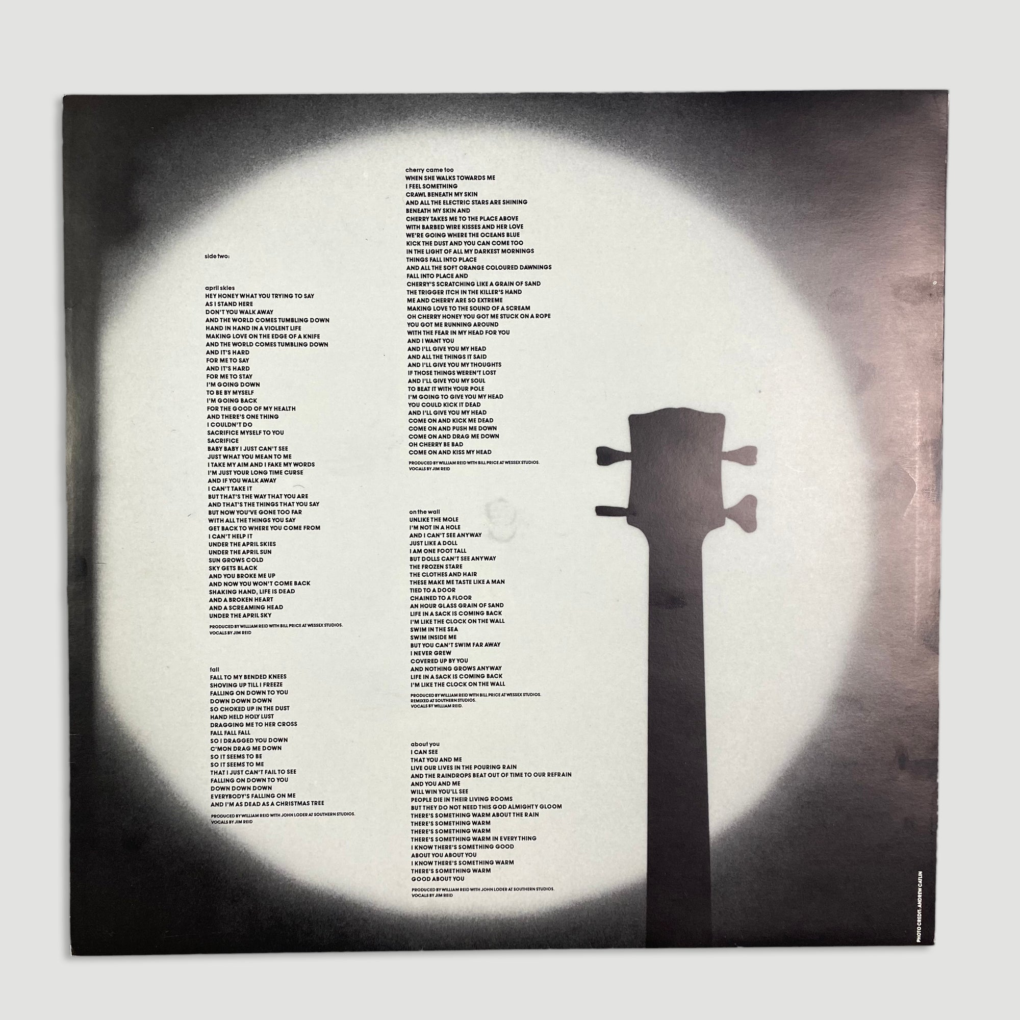 1987 Jesus and Mary Chain Darklands LP