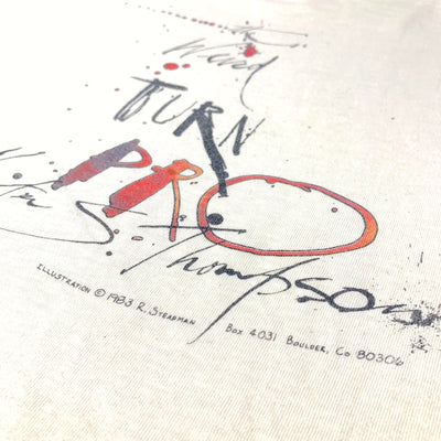 Early 90's Ralph Steadman x Hunter S. Thompson 'Weird' T-Shirt