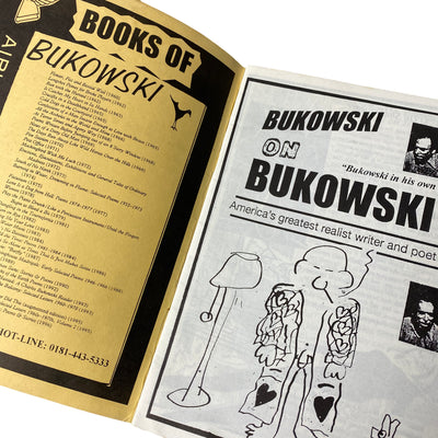 1998 Bukowski On Bukowski: Bukowski in his own words